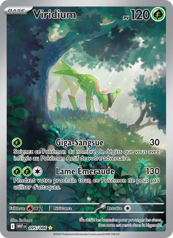 Carte Pokemon 095/086 Viridium Illustration Rare | LorenZone