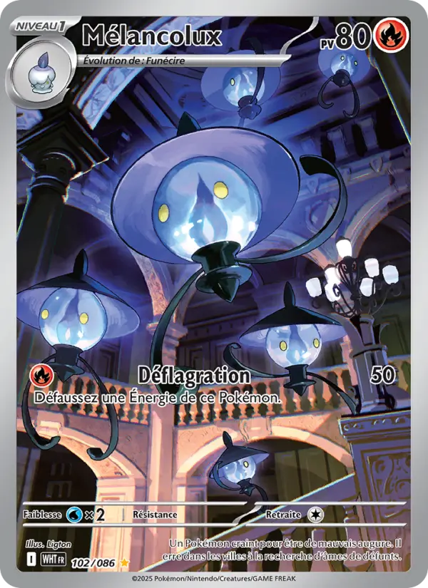 Carte Pokemon 102/086 Mélancolux Illustration Rare | LorenZone