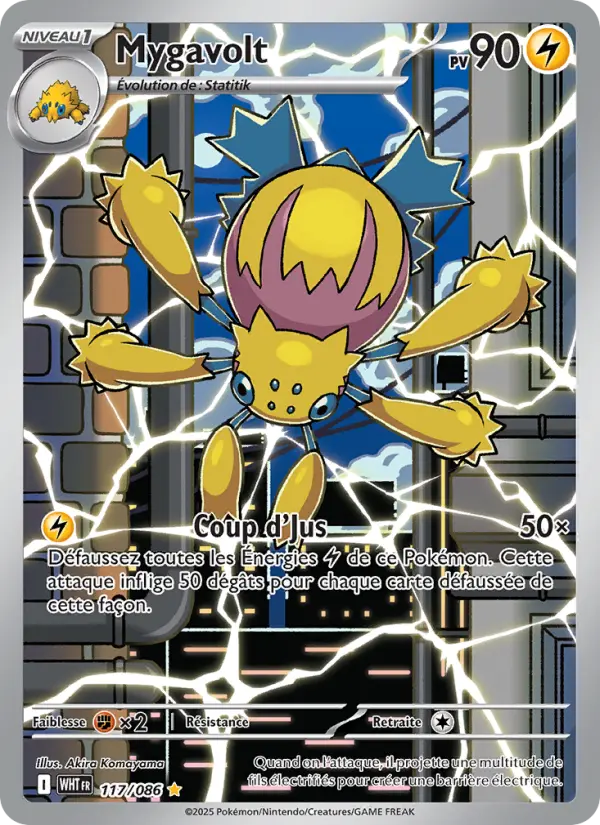 Carte Pokemon 117/086 Mygavolt Illustration Rare | LorenZone