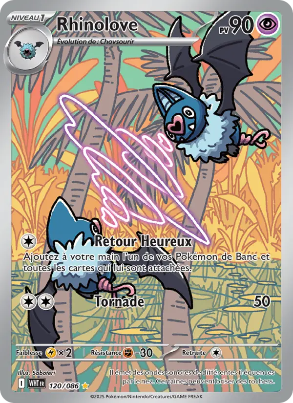 Carte Pokemon 120/086 Rhinolove Illustration Rare | LorenZone