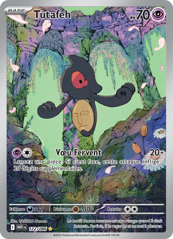 Carte Pokemon 122/086 Tutafeh Illustration Rare | LorenZone