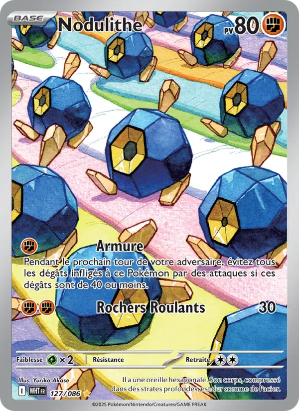 Carte Pokemon 127/086 Nodulithe Illustration Rare | LorenZone