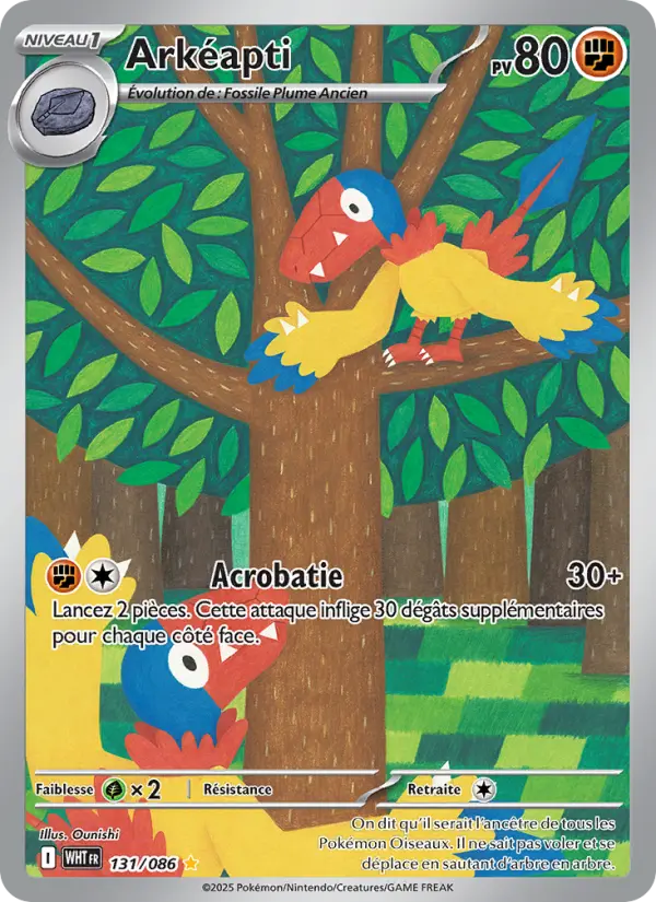 Carte Pokemon 131/086 Arkéapti Illustration Rare | LorenZone