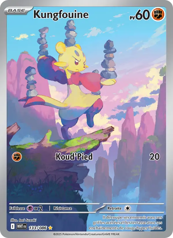 Carte Pokemon 133/086 Kungfouine Illustration Rare | LorenZone