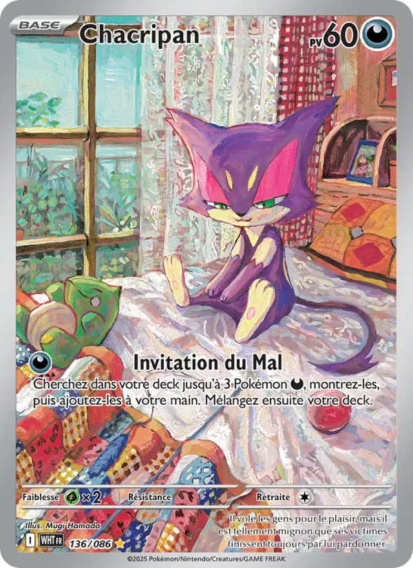 Carte Pokemon 136/086 Chacripan Illustration Rare | LorenZone