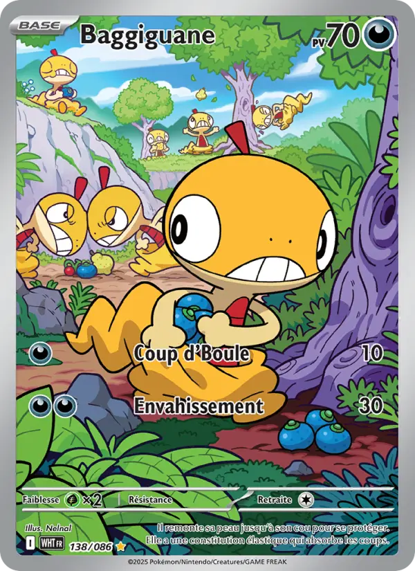 Carte Pokemon 138/086 Baggiguane Illustration Rare | LorenZone