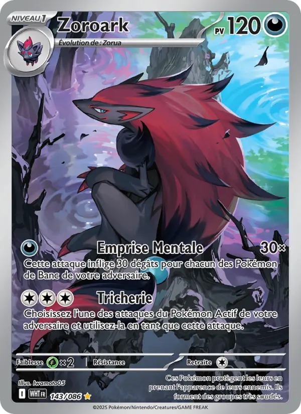 Carte Pokemon 143/086 Zoroark Illustration Rare | LorenZone