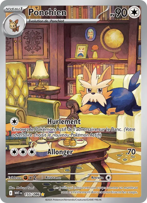 Carte Pokemon 155/086 Ponchien Illustration Rare | LorenZone