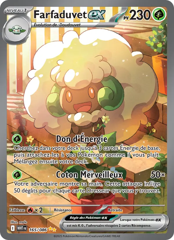 Carte Pokemon 165/086 Farfaduvet-ex Illustration Spéciale Rare | LorenZone