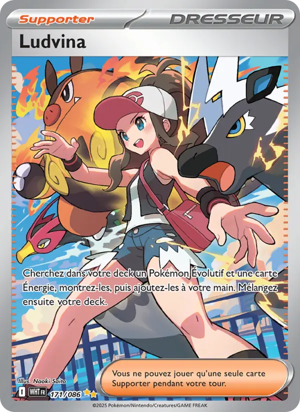 Carte Pokemon 171/086 Ludvina Illustration Spéciale Rare | LorenZone
