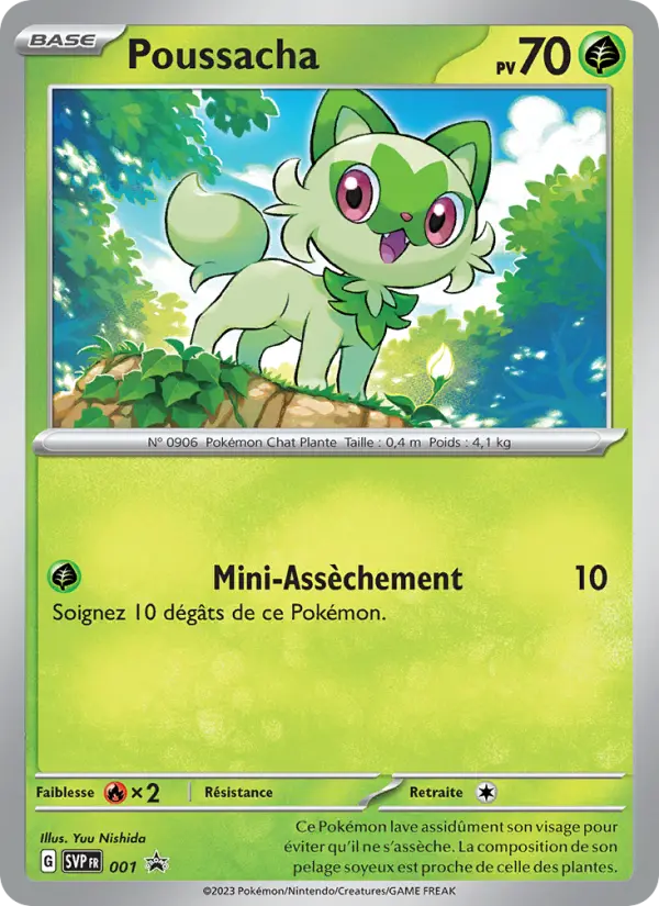 Carte Pokemon SVP001 Poussacha | LorenZone