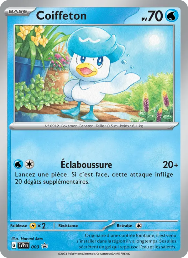 Carte Pokemon SVP003 Coiffeton | LorenZone
