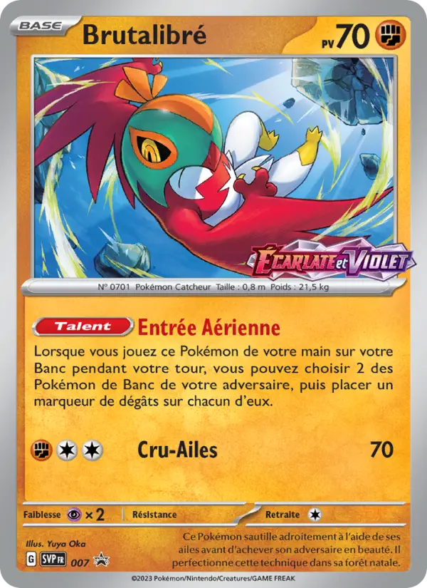 Carte Pokemon SVP007 Brutalibré | LorenZone