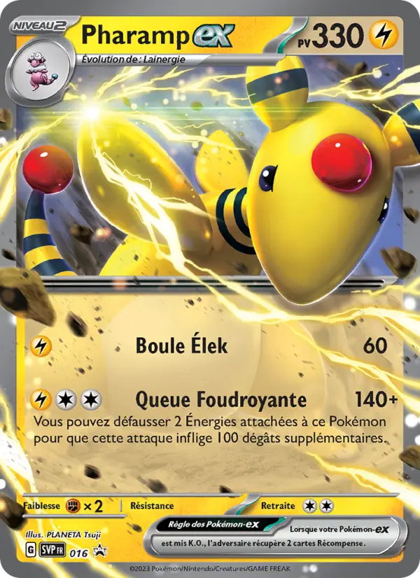 Carte Pokemon SVP016 Pharamp-ex | LorenZone