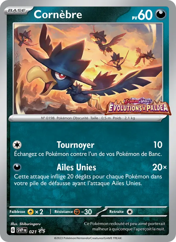 Carte Pokemon SVP021 Cornèbre | LorenZone