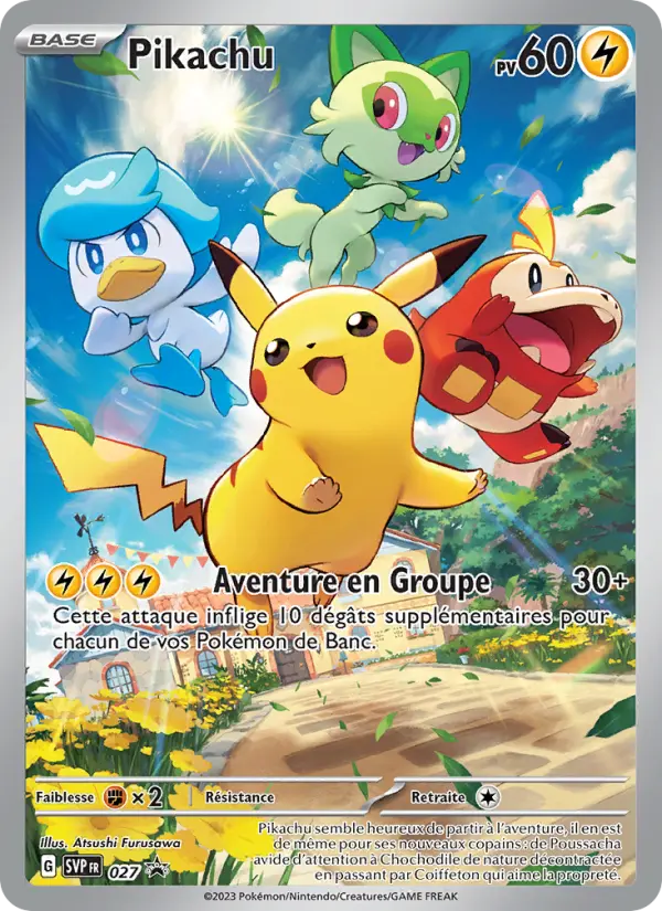 Carte Pokemon SVP027 Pikachu | LorenZone