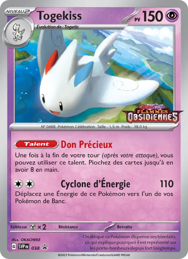 Carte Pokemon SVP038 Togekiss | LorenZone