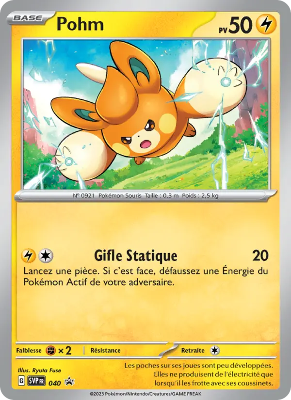 Carte Pokemon SVP040 Pohm | LorenZone