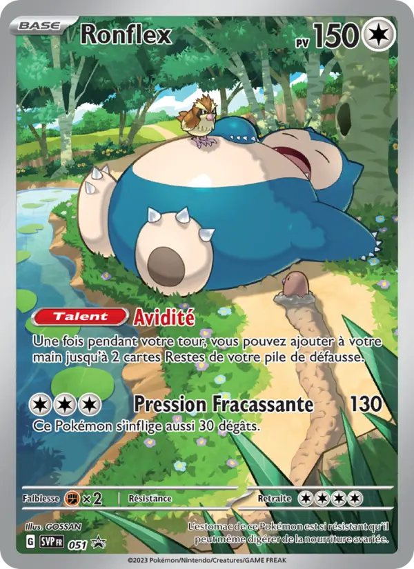 Carte Pokemon SVP051 Ronflex | LorenZone