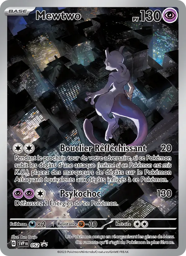 Carte Pokemon SVP052 Mewtwo | LorenZone