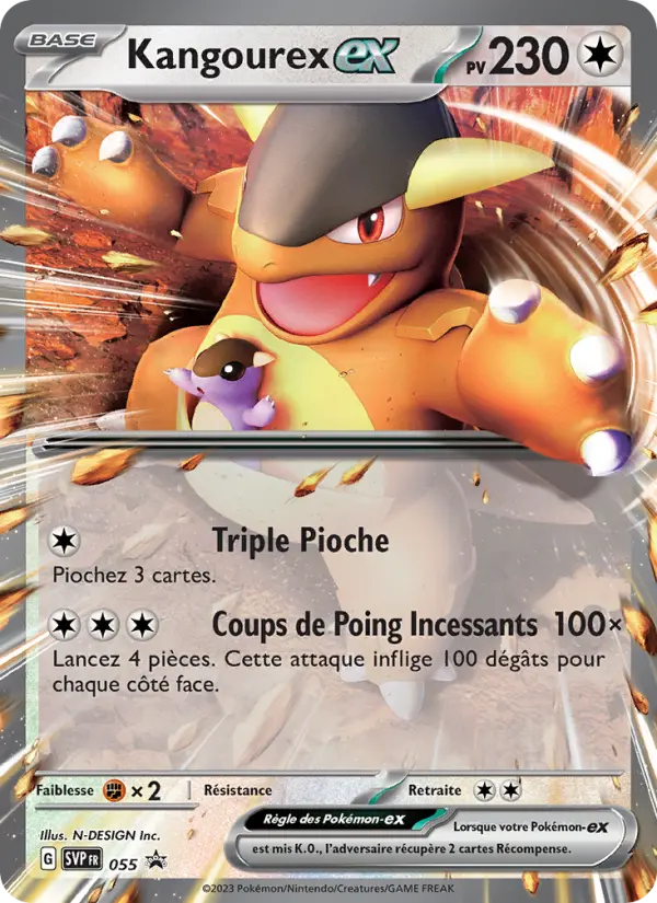 Carte Pokemon SVP055 Kangourex-ex | LorenZone