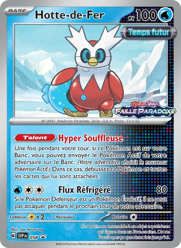 Carte Pokemon SVP058 Hotte-de-Fer | LorenZone
