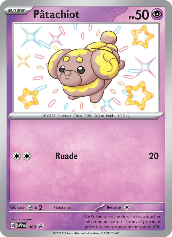 Carte Pokemon SVP069 Pâtachiot | LorenZone