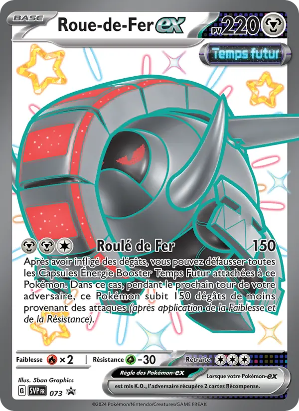 Carte Pokemon SVP073 Roue-de-Fer-ex | LorenZone