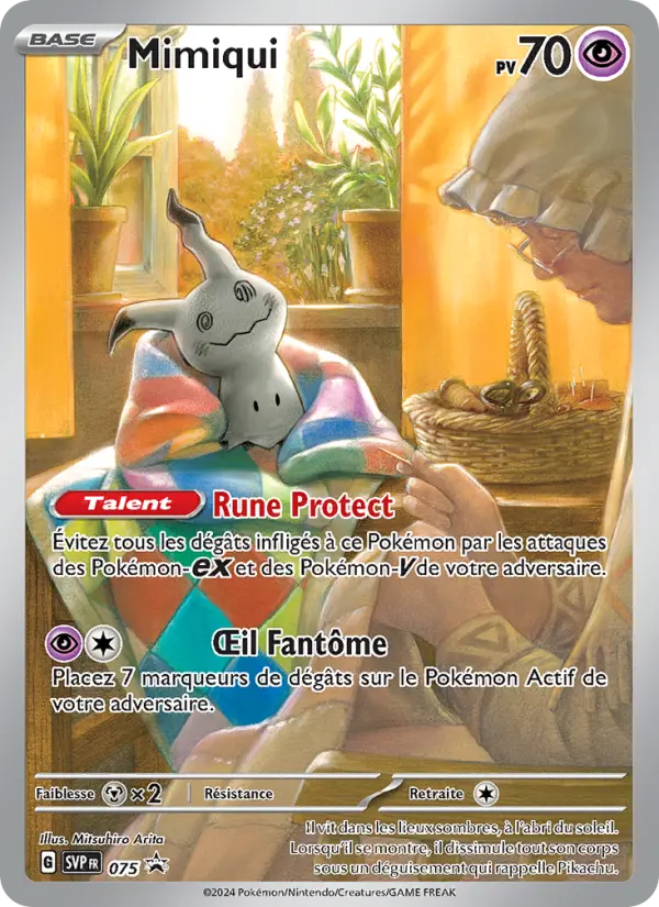 Carte Pokemon SVP075 Mimiqui | LorenZone