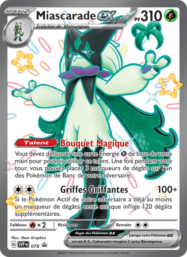 Carte Pokemon SVP078 Miascarade-ex | LorenZone