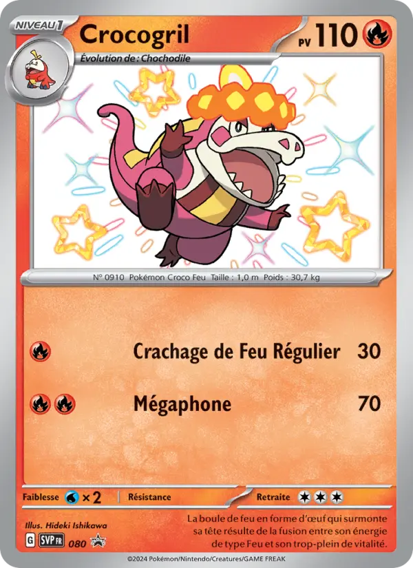 Carte Pokemon SVP080 Crocogril | LorenZone