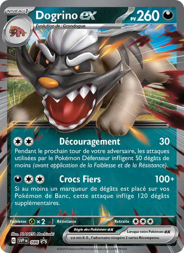 Carte Pokemon SVP086 Dogrino-ex | LorenZone