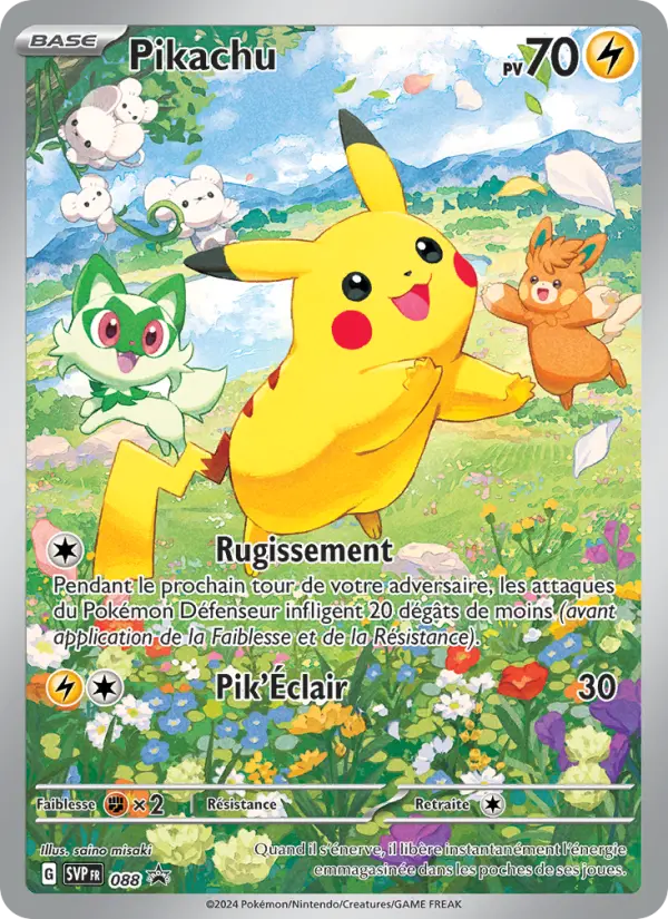 Carte Pokemon SVP088 Pikachu | LorenZone