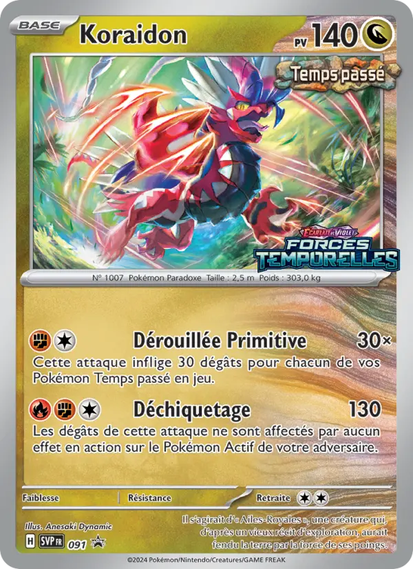 Carte Pokemon SVP091 Koraidon | LorenZone