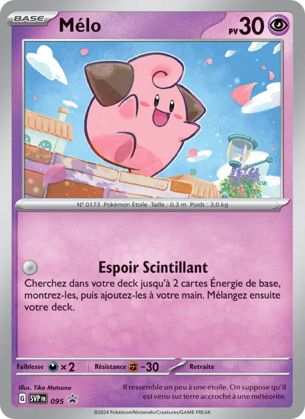 Carte Pokemon SVP095 Mélo | LorenZone