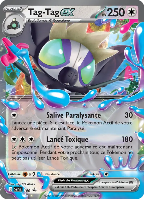 Carte Pokemon SVP100 Tag-Tag-ex | LorenZone