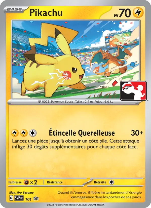 Carte Pokemon SVP101 Pikachu | LorenZone