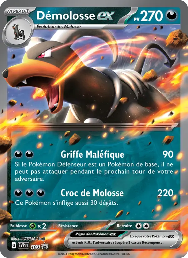 Carte Pokemon SVP103 Démolosse-ex | LorenZone
