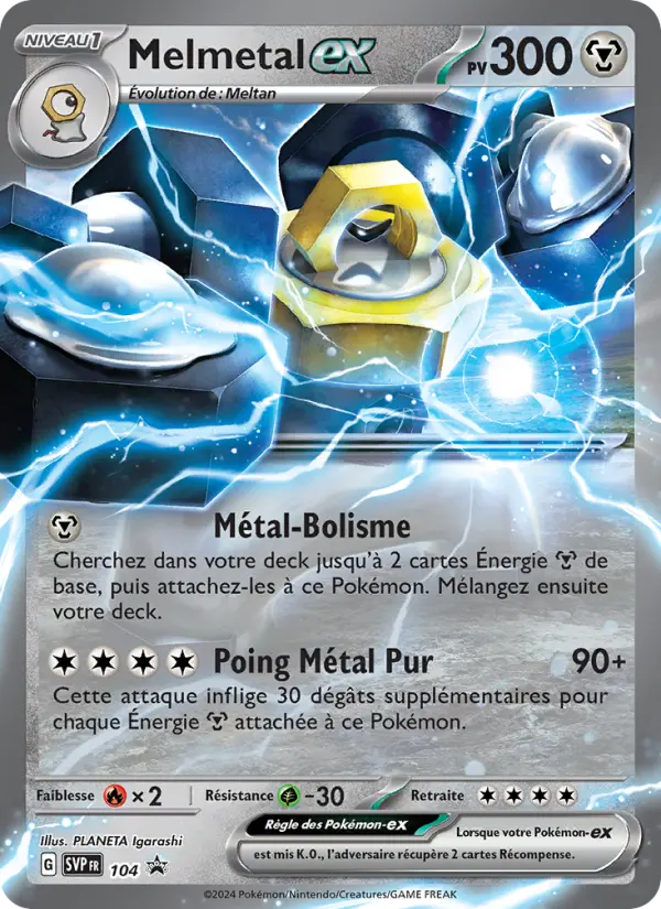 Carte Pokemon SVP104 Melmetal-ex | LorenZone