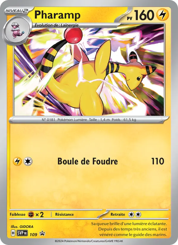 Carte Pokemon SVP109 Pharamp | LorenZone
