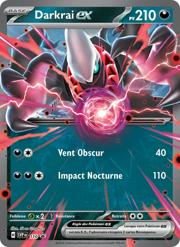 Carte Pokemon SVP110 Darkrai-ex | LorenZone