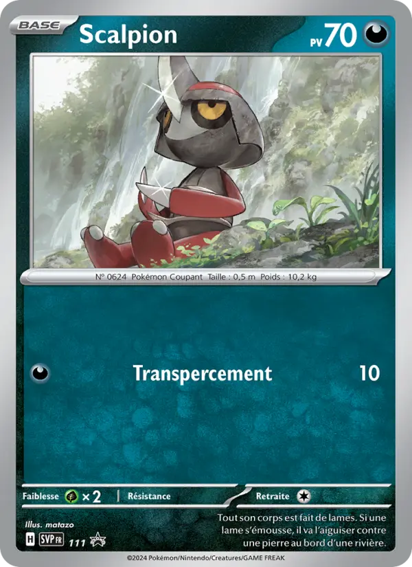Carte Pokemon SVP111 Scalpion | LorenZone