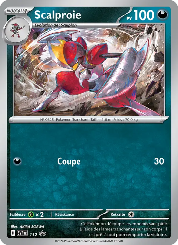 Carte Pokemon SVP112 Scalproie | LorenZone