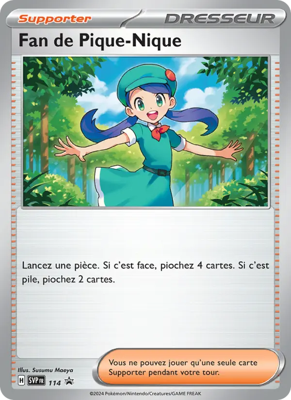 Carte Pokemon SVP114 Fan de Pique-Nique | LorenZone