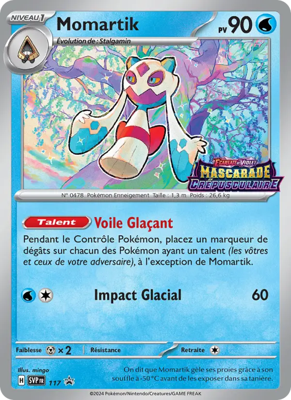 Carte Pokemon SVP117 Momartik | LorenZone
