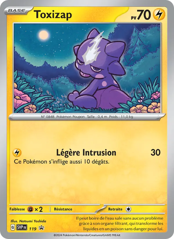 Carte Pokemon SVP119 Toxizap | LorenZone