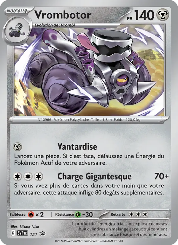 Carte Pokemon SVP121 Vrombotor | LorenZone