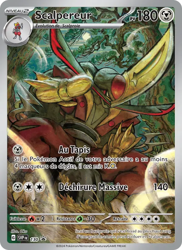 Carte Pokemon SVP130 Scalpereur | LorenZone