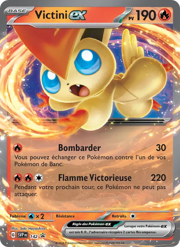 Carte Pokemon SVP142 Victini-ex | LorenZone