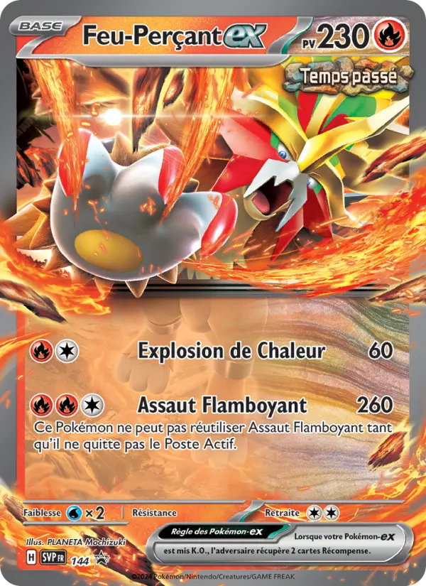 Carte Pokemon SVP144 Feu-Perçant-ex | LorenZone
